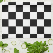 Muster-Handtücher für das Retro-Muster Schwarz und Handtuch (Gefaltet)