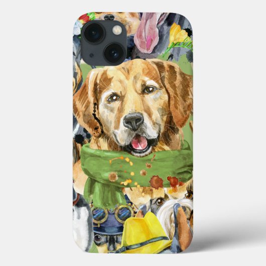 Muster Haustiere Hunde Leber Case-Mate iPhone Hülle (Rückseite)