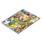 Muster Haustiere Hunde Leber Notizblock (Linke Seite)