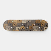 Muster Haustiere Niedliche Hunde Lover Skateboard (Horizontal)