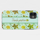 Muster Herbst verlässt iPhone Case (Rückseite (Horizontal))
