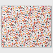 Muster-Herbstwrapping-Papier Geschenkpapier (Flach)