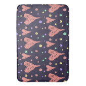 Muster Herz farbenfrohe Girly Moderne Niedlich Badematte (Vorderseite Vertikal)