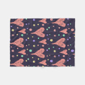 Muster Herz farbenfrohe Girly Moderne Niedlich Fleecedecke (Vorderseite (Horizontal))