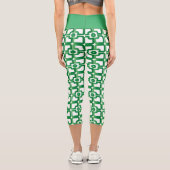 Muster High Waisted Capris (Rückseite)