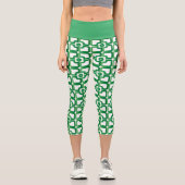 Muster High Waisted Capris (Vorderseite)