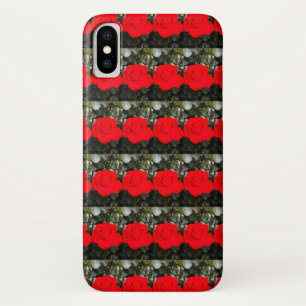 Muster hinterer Rote Rosen Case-Mate iPhone Hülle