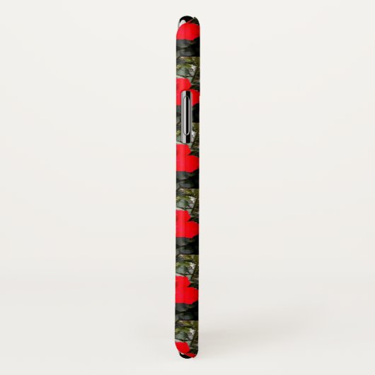 Muster hinterer Rote Rosen Case-Mate iPhone Hülle (Hinten/Rechts)