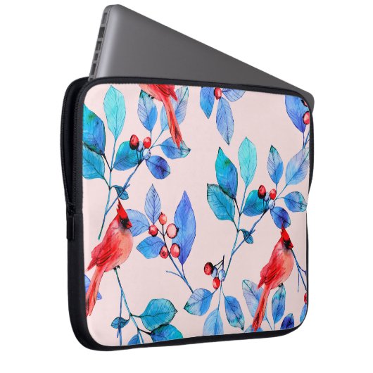 Muster Hintergrund abstraktes Kaleidosdesign Laptopschutzhülle (Vorne Rechts)