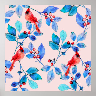 Muster Hintergrund abstraktes Kaleidosdesign Poster