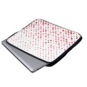 Muster-Hintergrund Laptopschutzhülle (Vorne Knopf)