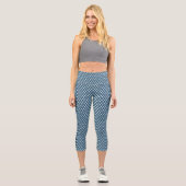 Muster HochglanzYoga Capri XS (0-2) Leggings (Vorderseite)