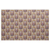 Muster Hochland Kuh Sonnenblumen gelbe Blumen Stoff (Fat Quarter (45,7 x 55,9 cm))