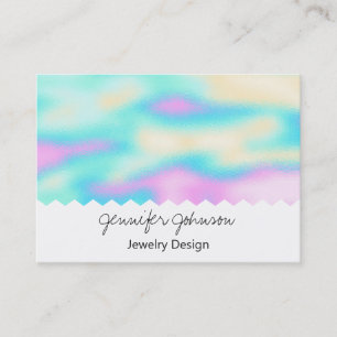 Muster Holographic Juwelier Design Business Card Visitenkarte