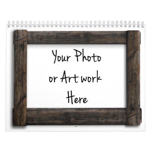 Muster "Holzrahmen" Kalender (Titelbild)