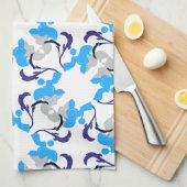 Muster-Hunde Handtuch (Viertel Falte)