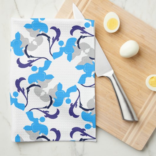 Muster-Hunde Handtuch (Viertel Falte)