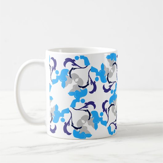 Muster-Hunde Kaffeetasse (Links)