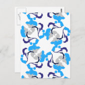 Muster-Hunde Postkarte (Vorne/Hinten)