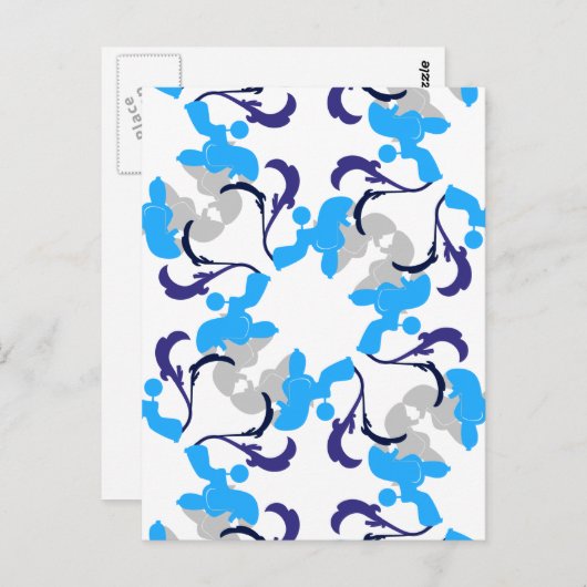 Muster-Hunde Postkarte (Vorne/Hinten)