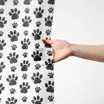 Muster, Hundeschrauben, Paw Prints, Schwarz und We Schal<br><div class="desc">Niedliches,  lustiges und hübsches Muster mit schwarzen Pfoten auf weißem Hintergrund. Modernes und trendiges Geschenk,  perfekt für den Hundeliebhaber in Ihrem Leben.</div>
