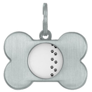 Muster, Hundeschrauben, Paw Prints, Schwarz und We Tiermarke