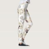 Muster-Hundetatzen-golden retriever Leggings (Rechts)