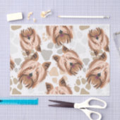 Muster-Hundetatzen Yorkshire Terrier Seidenpapier (Handwerk)