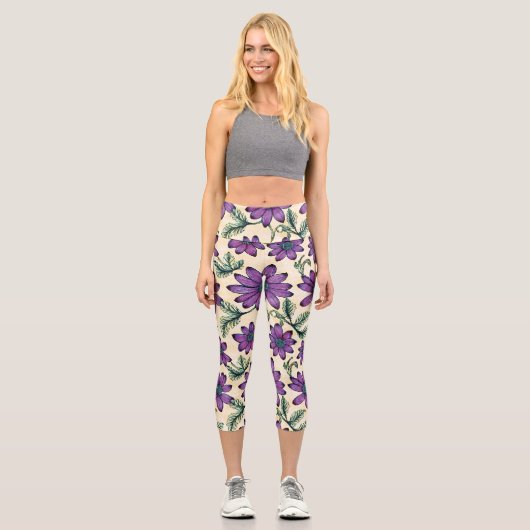Muster I Capri Leggings (Vorderseite)