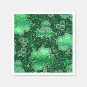 Muster-ID289 für Kleeblätter Serviette (Vorderseite)