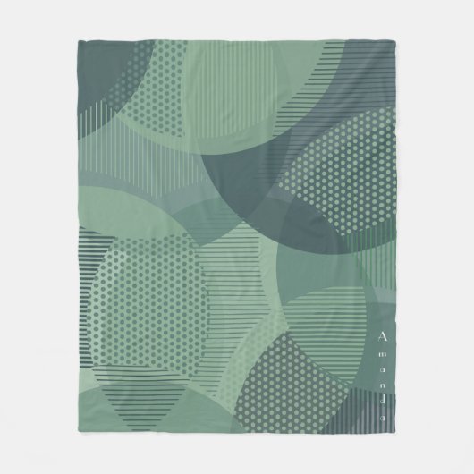 Muster II Fleecedecke (Vorderseite)