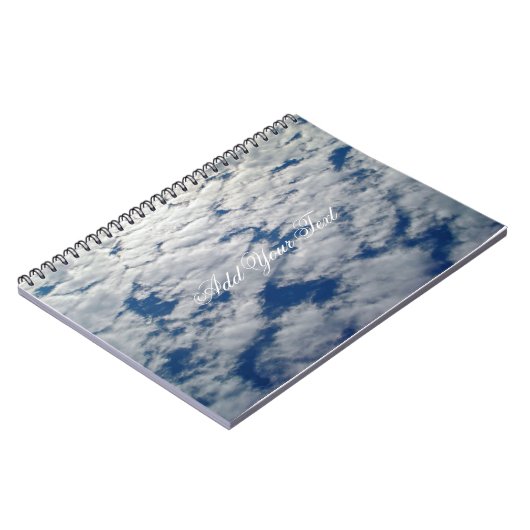 Muster im Himmel von Shirley Taylor Notizblock (Linke Seite)