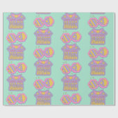 Muster im Stil der 90er Geschenkpapier (Flach)