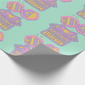 Muster im Stil der 90er Geschenkpapier (Ecke)