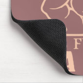 Muster in BACON-Farbmousepad Mousepad (Ecke)