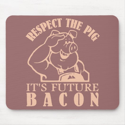 Muster in BACON-Farbmousepad Mousepad (Vorne)