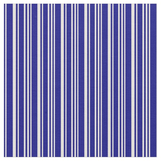 Muster in Beige und Blau Stoff (Nahaufnahme)