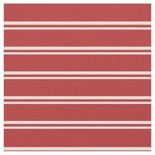 Muster in Beige und Rot Stoff (Nahaufnahme)