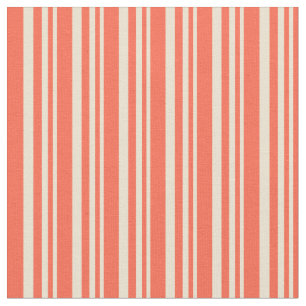 Muster in Beige und Rot/Streifen Stoff