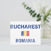 Muster in Bukarest Rumänien Postkarte (Stehend Vorderseite)