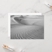 Muster in den Sanddünen Karte (Vorderseite/Rückseite Beispiel)