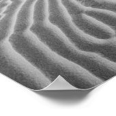 Muster in den Sanddünen Poster (Ecke)