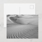 Muster in den Sanddünen Postkarte (Vorne/Hinten)