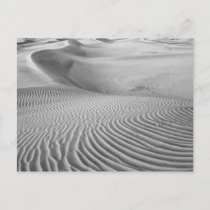 Muster in den Sanddünen Postkarte
