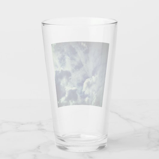 Muster in den Wolken Glas (Rückseite)