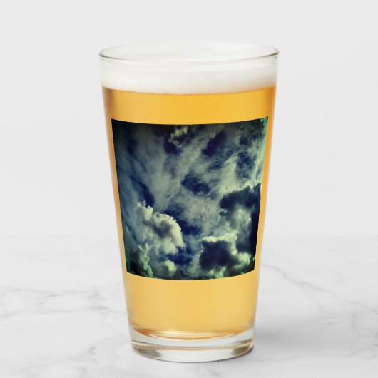 Muster in den Wolken Glas (Vorne (Gefüllt))