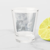 Muster in den Wolken Schnapsglas (Rückseite)
