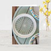 Muster in der Schlichten Foto-Blankekarte Karte (Gelbe Blume)