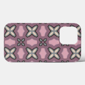 Muster in Rosa und Grau Case-Mate iPhone Hülle (Rückseite (Horizontal))