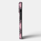 Muster in Rosa und Grau Case-Mate iPhone Hülle (Rückseite / Links)